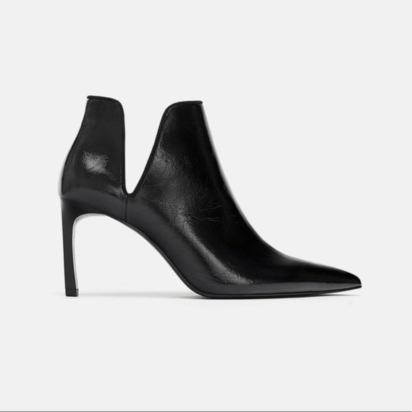 NWOT Zara Black Ankle Boots Size 7.5 - Picture 6 of 6
